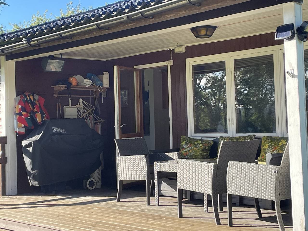 Foto 7 von 28: Ferienhaus mit Seeblick am See Lelången mit Boot
