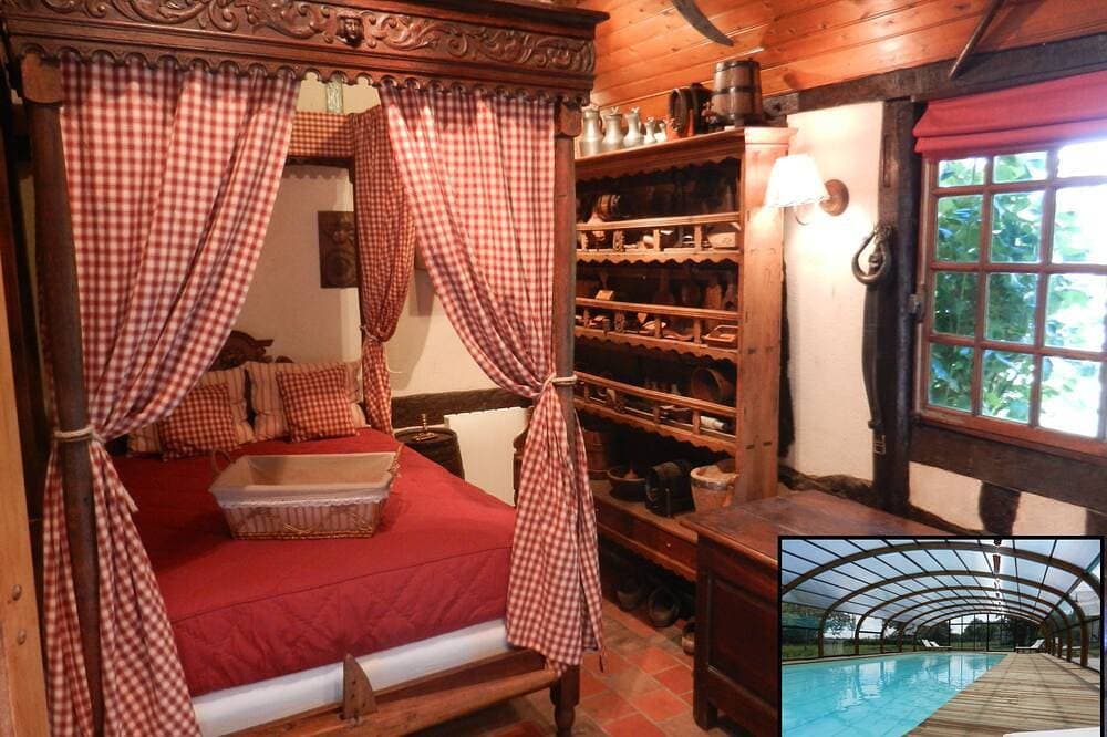 Hütte 3 Kühe: Kamin, Schwimmbad und Jacuzzi 1