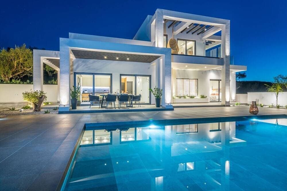 Luxurious Simpson Signature Villa near Beaches, Tavernas and Walled Garden 1
