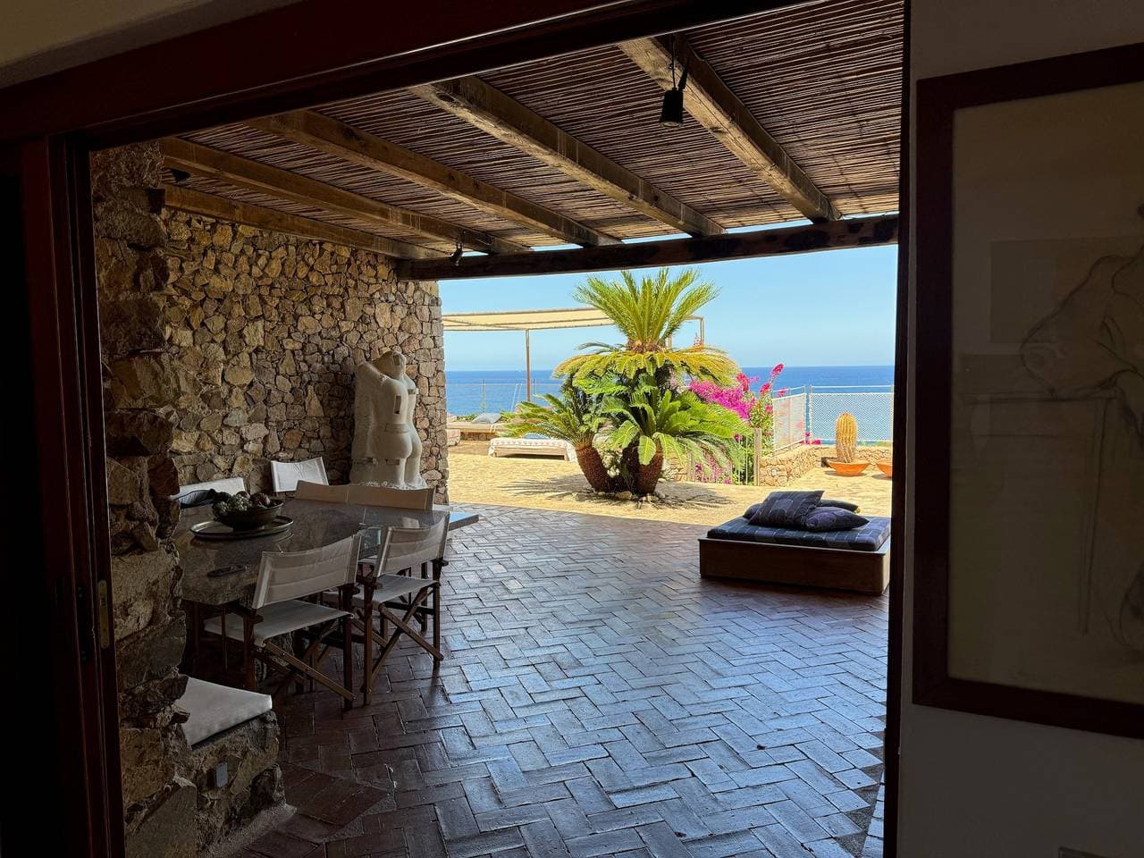 Foto 3 von 37: Villa 'Le Palme' mit Meerblick, WLAN und Klimaanlage