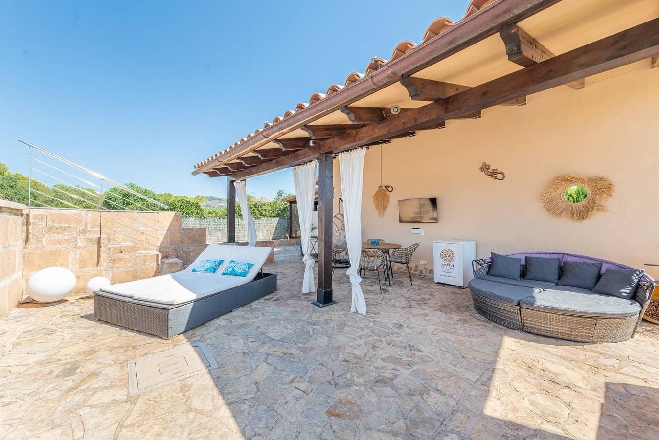 Foto 4 von 36: Finca Son Colom (Finca Sun Club Home) - Spektakuläres Landhaus mit privatem Pool und gratis W-Lan.