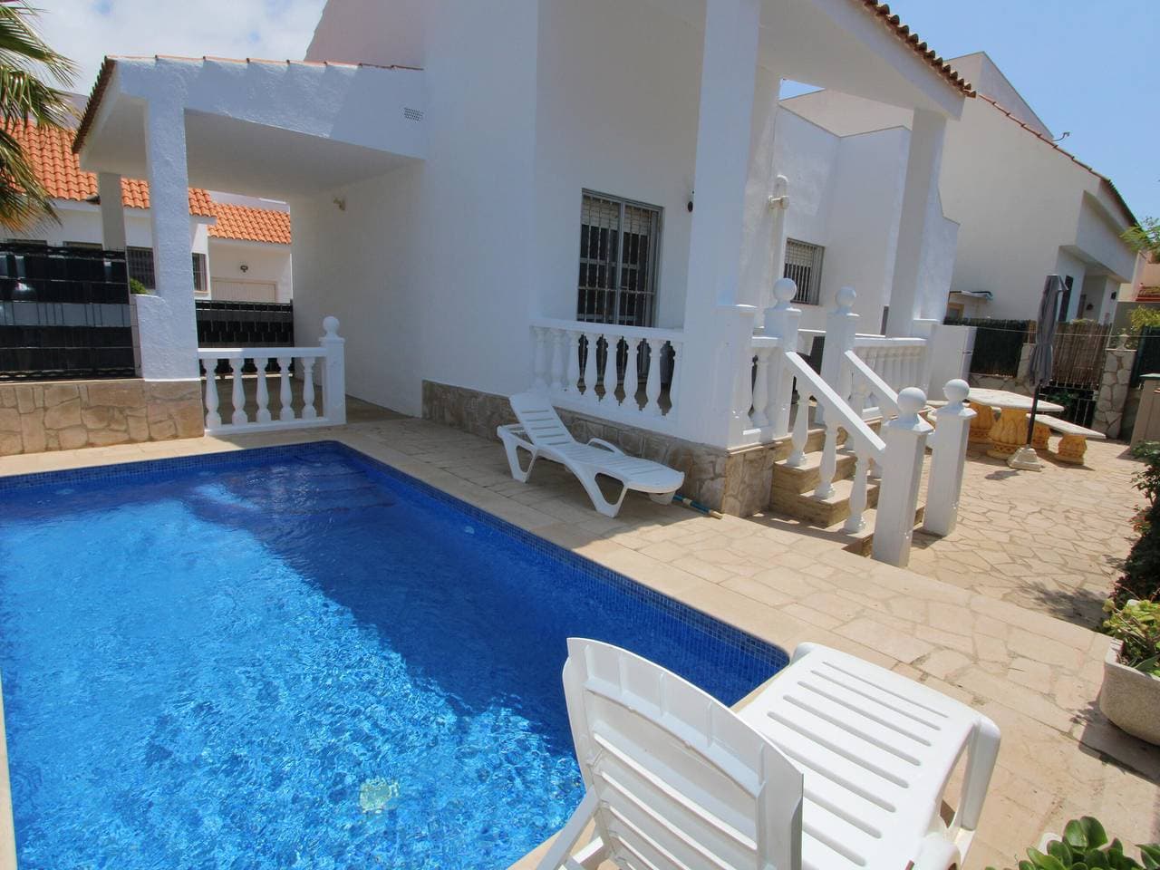 Foto 6 von 23: Ferienhaus mit privatem Pool, strandnah, gratis WLAN, optional Klimaanlage, Haustiere erlaubt, Hundestrand