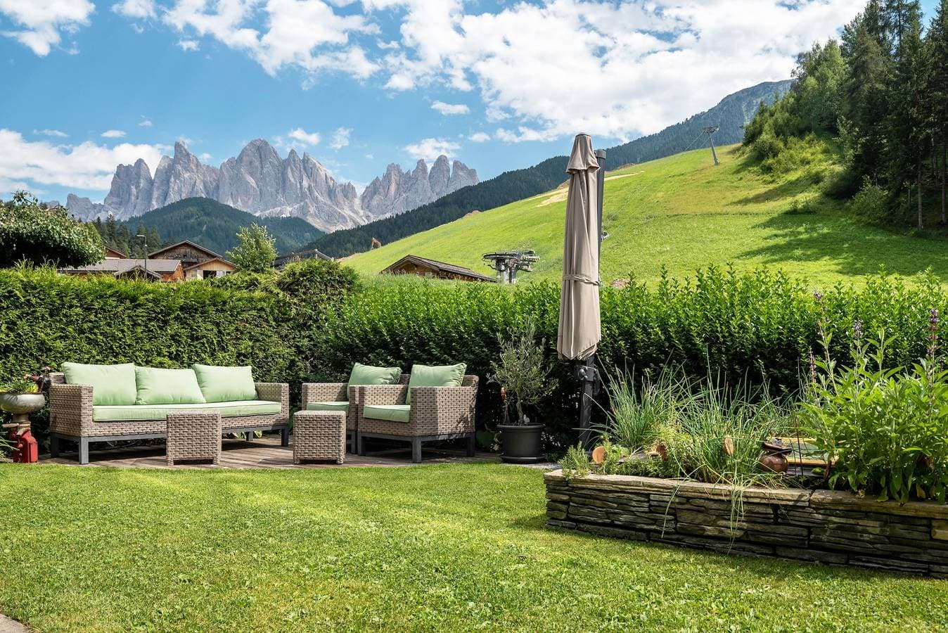 Foto 2 von 25: Apartment 'Hilber Sass Rigais' mit Bergblick, privater Terrasse und WLAN