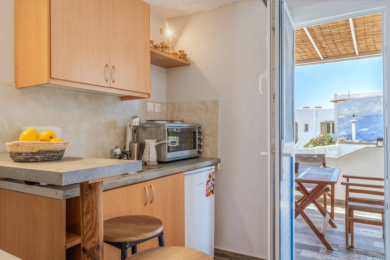 Foto 2 von 22: Ferienhaus 'Porto Galini Tinos Triantaros 104' mit Privatterrasse, WLAN und Klimaanlage