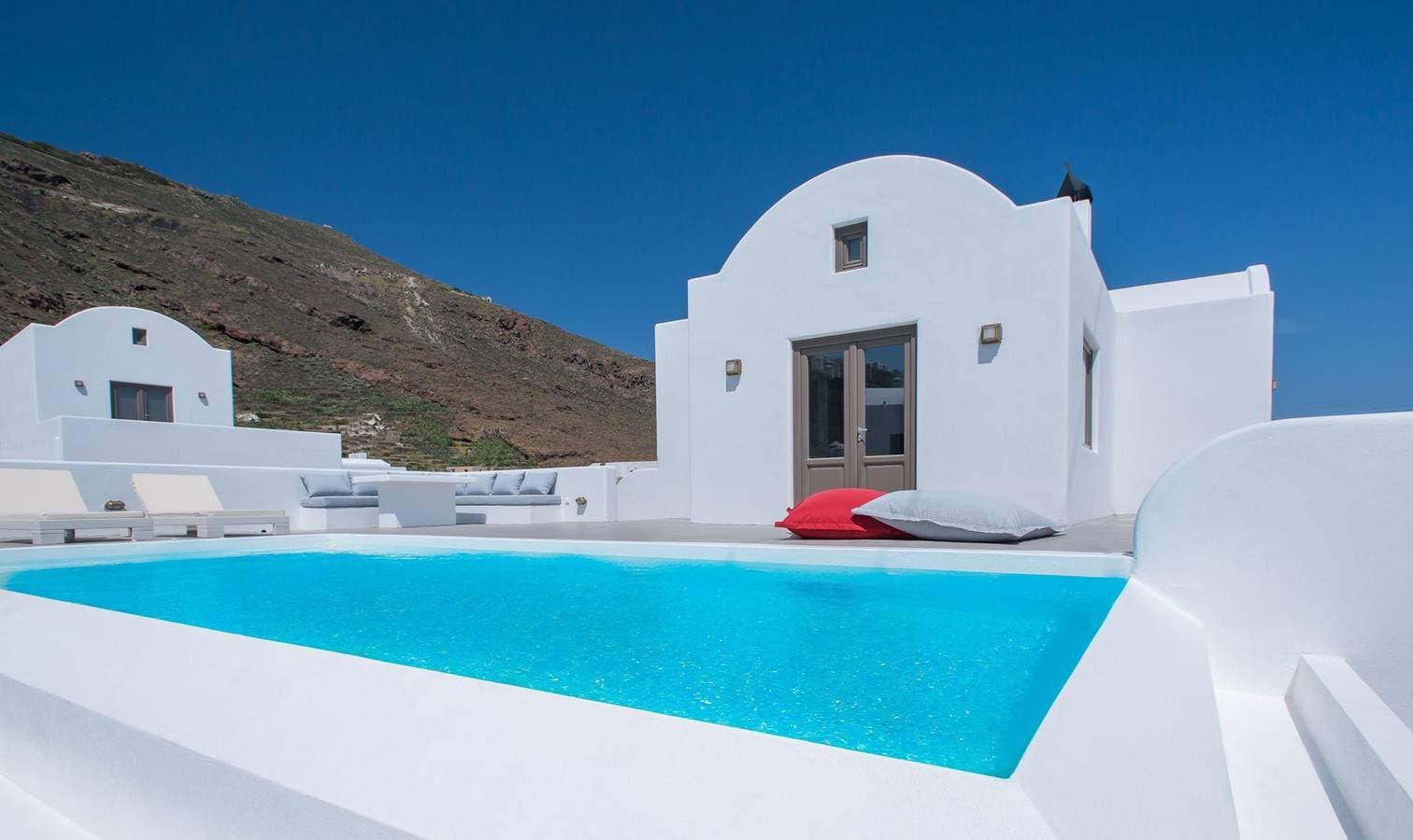 Foto 2 von 29: Luxury Santorini Villa | Villa Luxury | Private Pool | Sea View | Imerovigli
