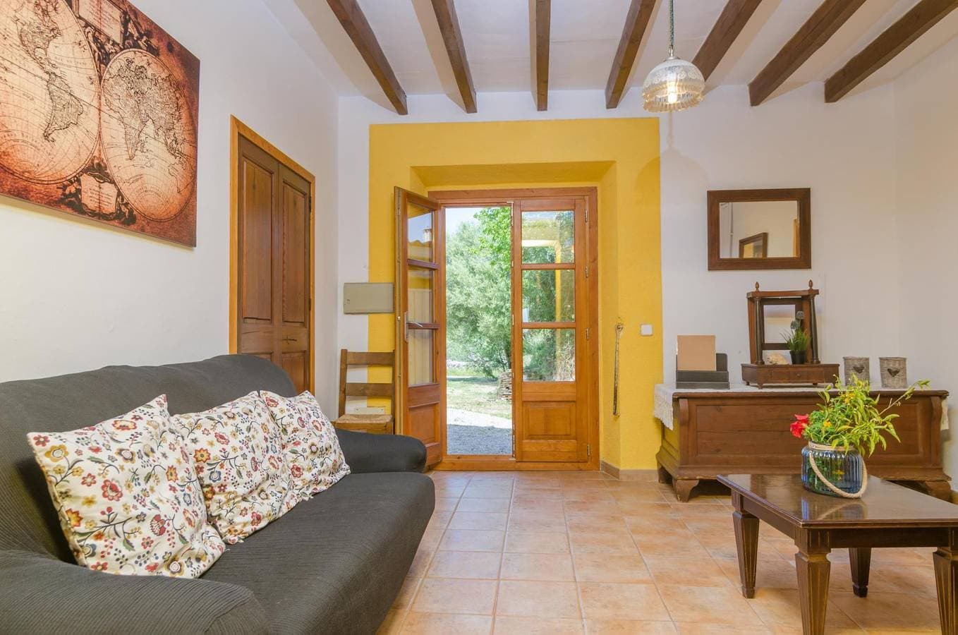 Foto 11 von 54: Es Rafal De Baix - Ferienhaus mit Blick auf die Berge in son Servera. WiFi gratis