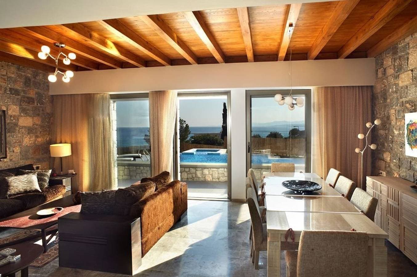 Foto 7 von 10: Executive Rhodes Villa | Villa Eleana | 3 Bedroom Stunning Sea Views | Pefkos