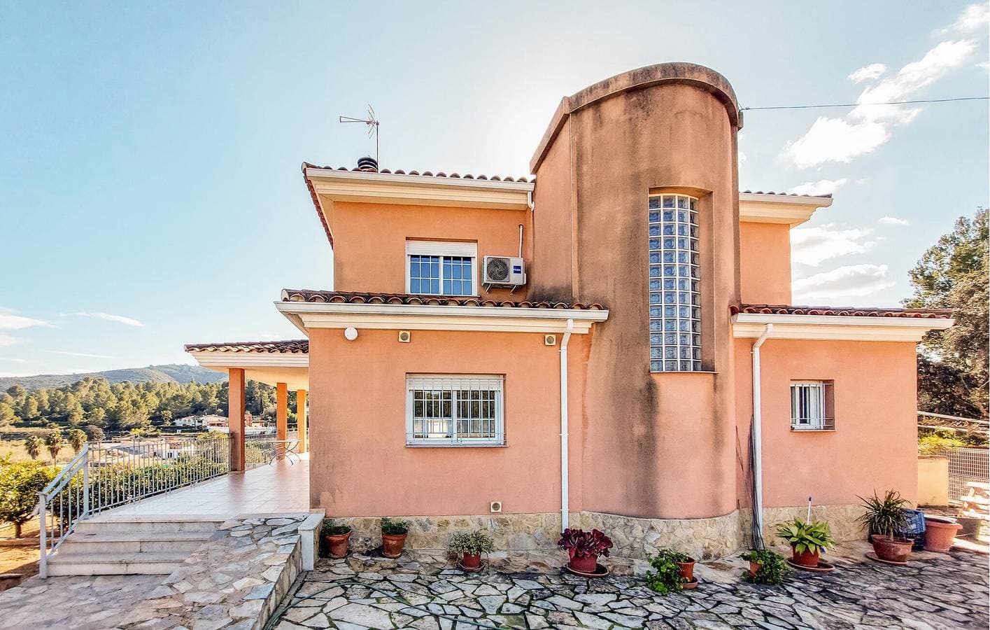 Xàtiva Poolside Retreat - AC, Parkplatz, Terrasse 1