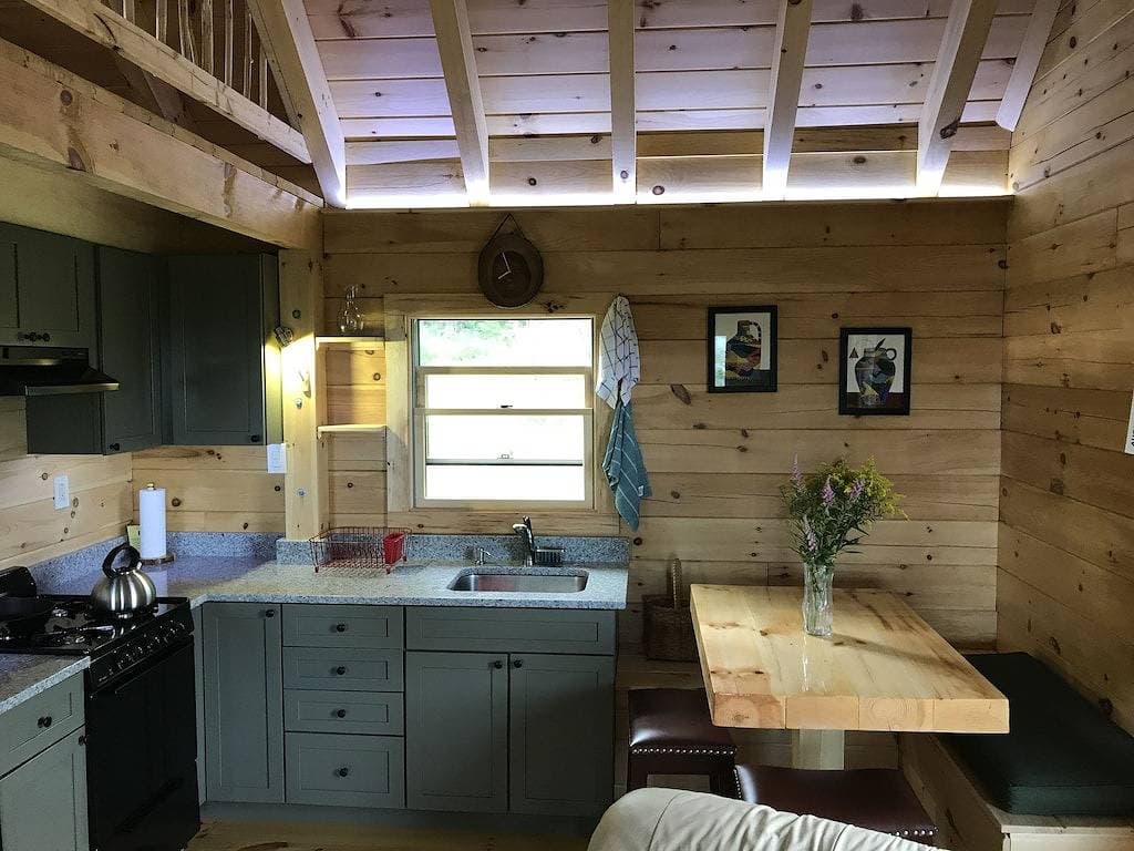 Foto 12 von 33: Blockhaus mit Panoramablick auf Cherry Pond und White Mountains