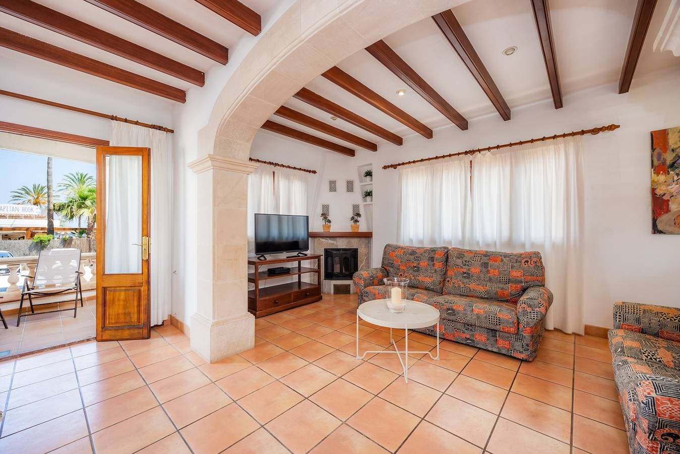 Foto 6 von 33: Strandnahe Ferienwohnung Dofí mit Terrasse und Meerblick