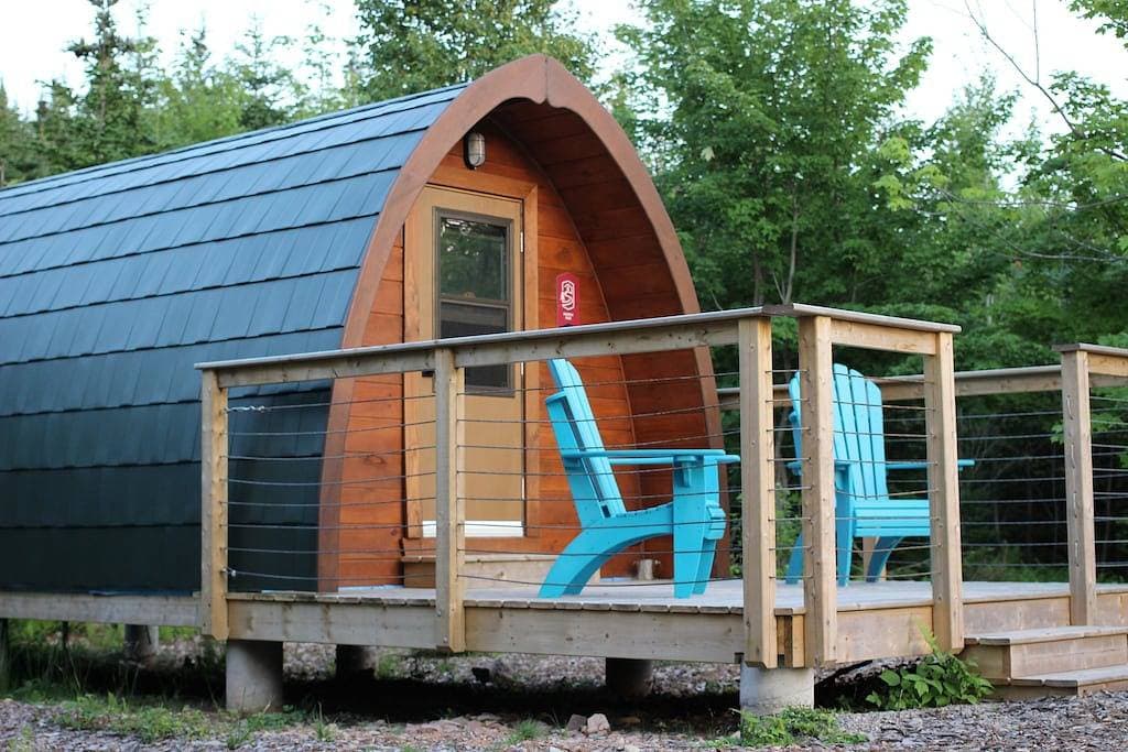 Puffin Pod Hike-In Sleeping Pod at Sally's Brook Off-Grid Luxury Cabins 1