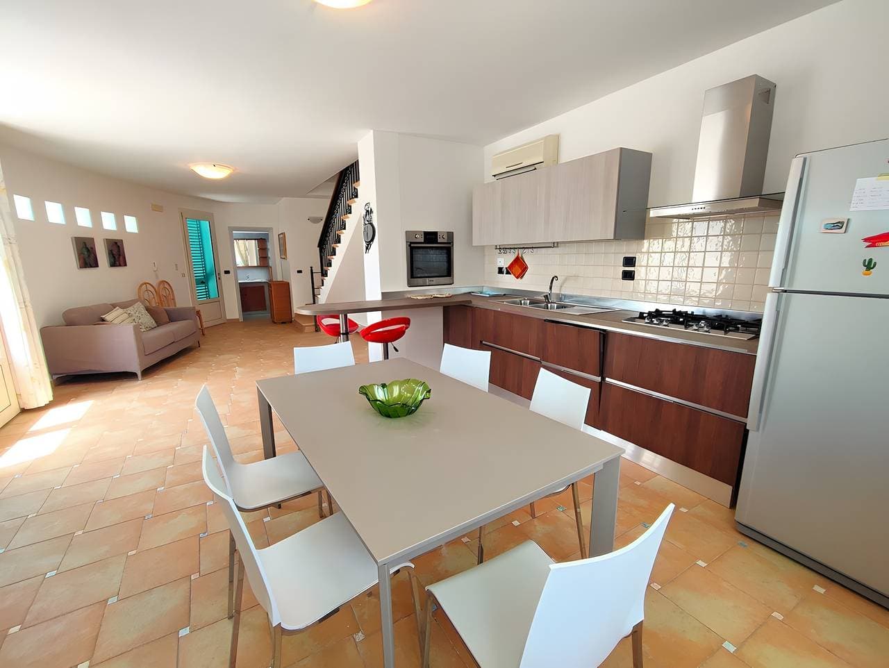 Foto 11 von 29: Ferienhaus 'Villetta A 200 Mt Dalle Spiagge' mit privatem Garten und Klimaanlage