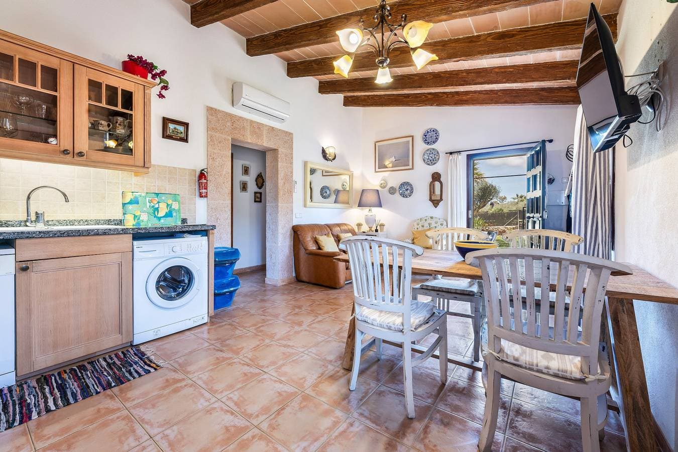 Foto 9 von 31: Ferienhaus 'Buganvilla Es Trenc' mit privatem Pool, WLAN und Klimaanlage