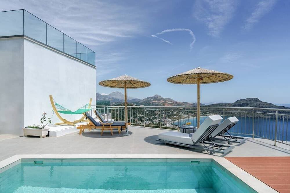 Amazing Seaview with Private Pool & BBQ in Plakias 1