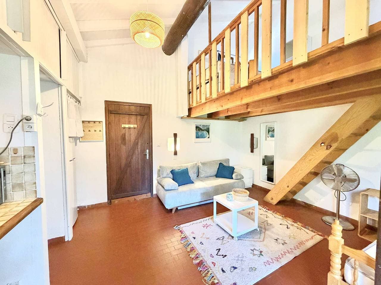 Foto 6 von 13: Mini-Villa in Porto-Vecchio, nahe Strand, Terrasse, privater Parkplatz