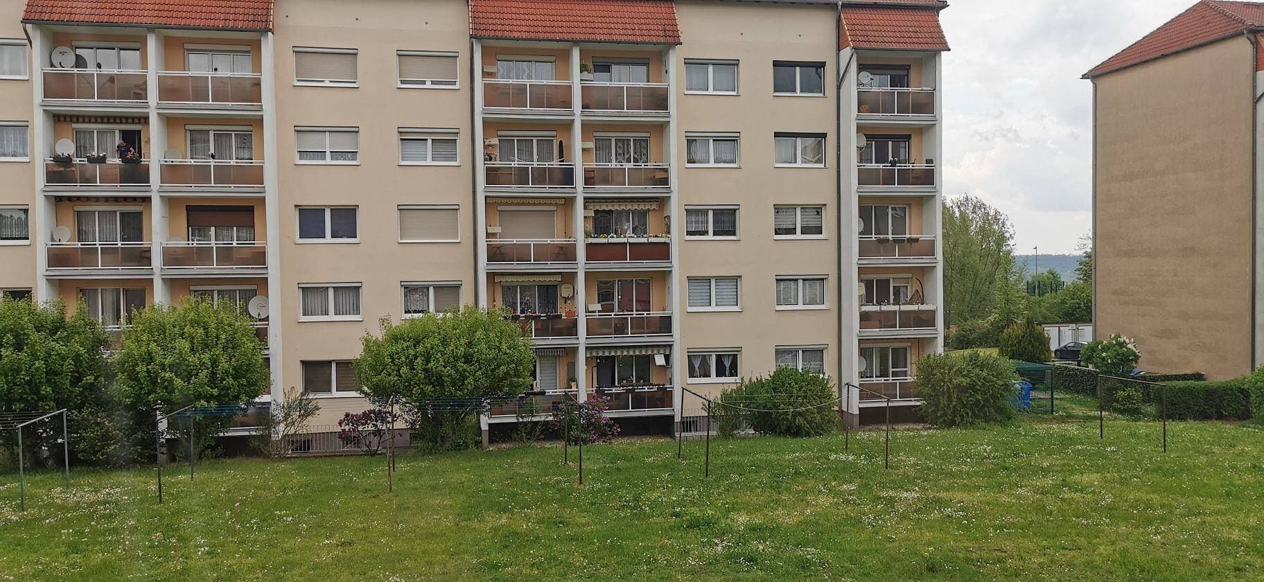 Foto 2 von 12: Ferienwohnung 'Mücheln 2' mit Balkon und Wi-Fi