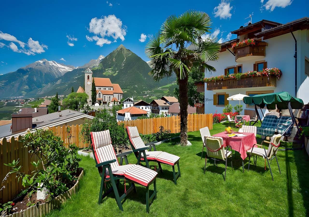 Foto 10 von 11: Ferienwohnung 'Appartement Wieser A' mit Bergblick, Gemeinschaftsgarten und Wi-Fi