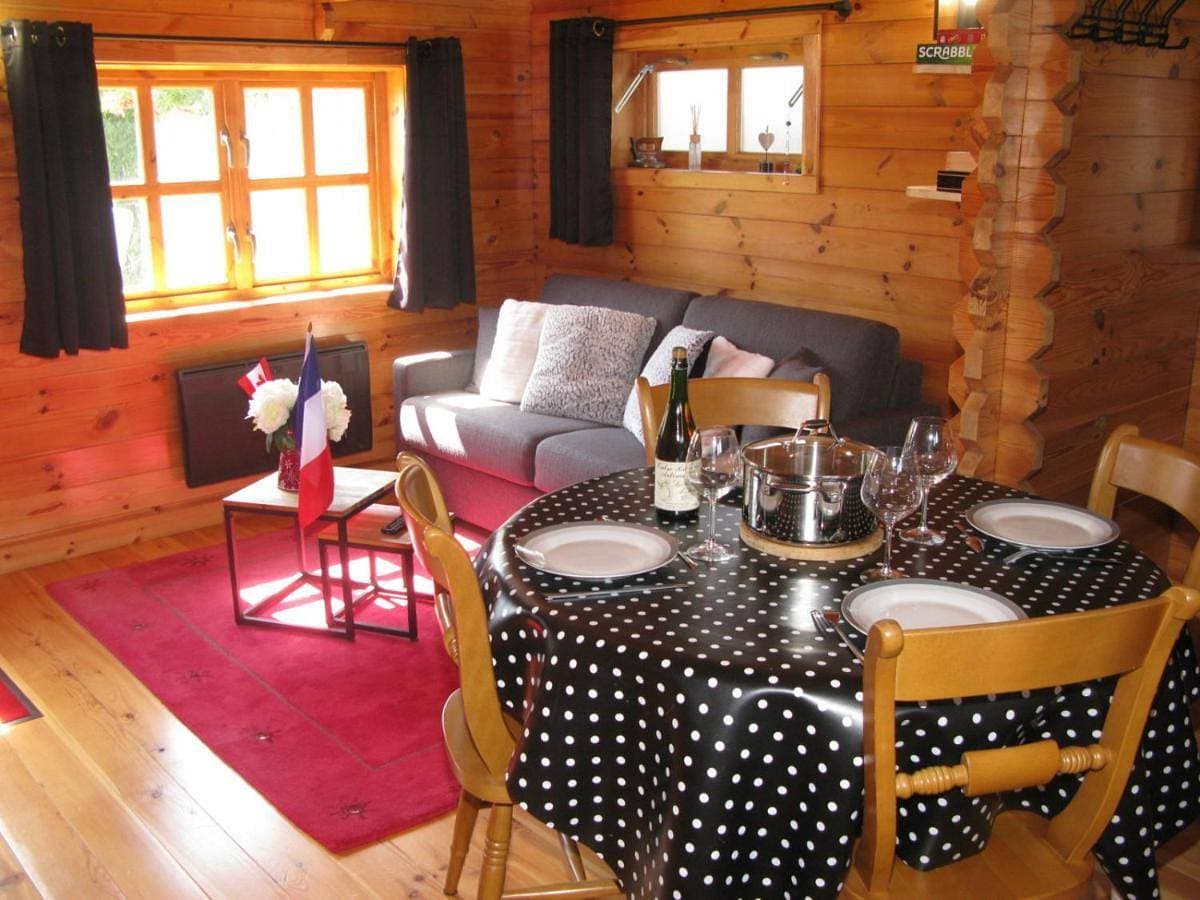 bord de mer, chalet en bois 1