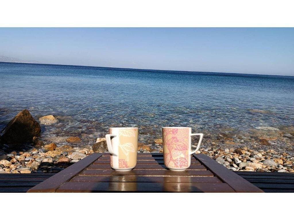 Foto 12 von 26: Ferienhaus 'Seagull Syros Seaside' mit Meerblick, privater Terrasse und WLAN