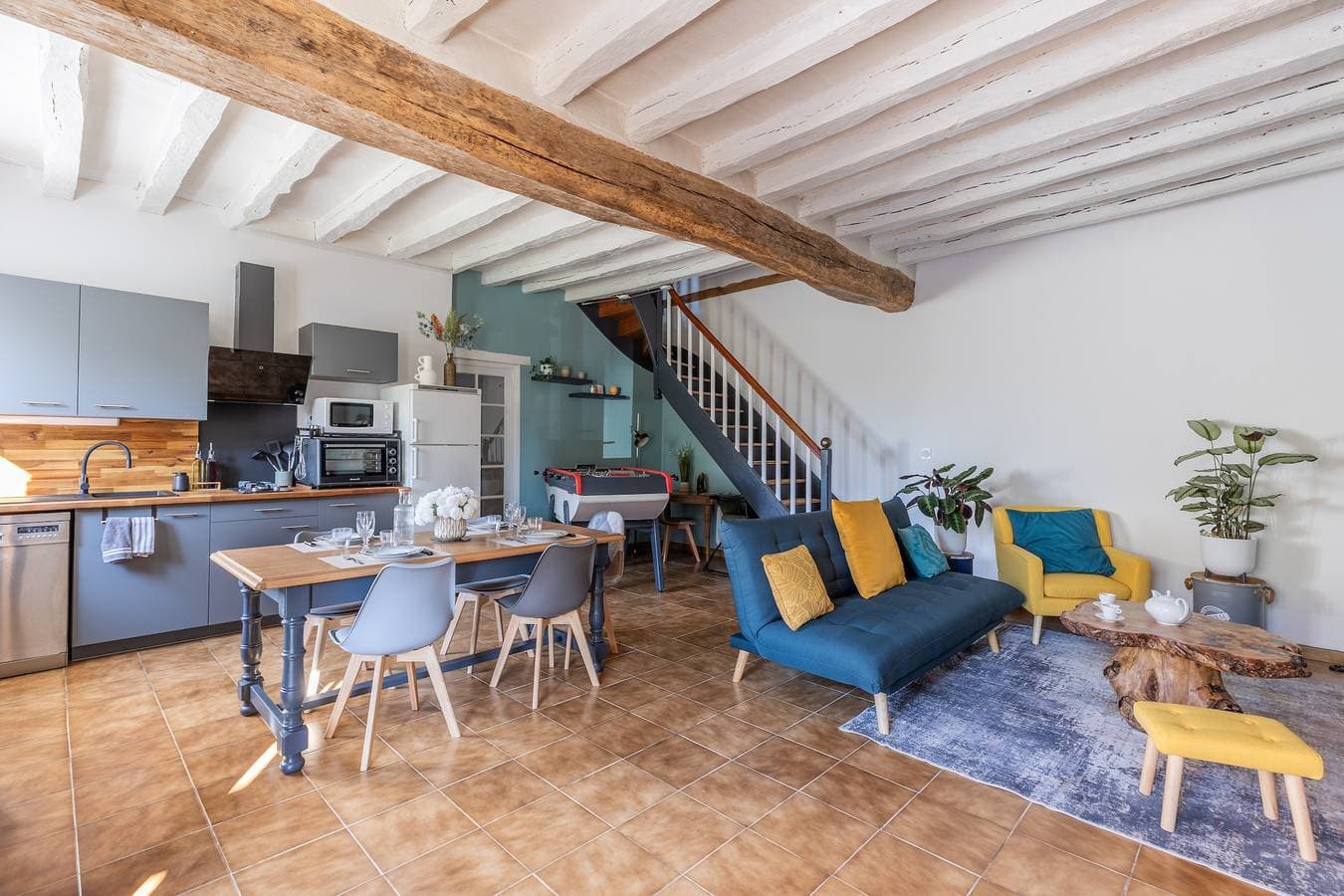 Foto 3 von 26: Ferienhaus 'La Clé Des Champs' mit privater Terrasse, Garten und WLAN