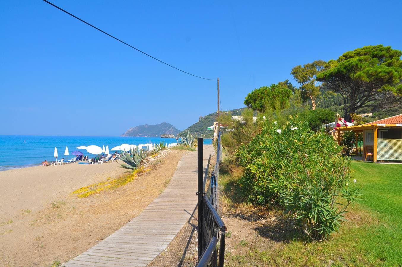 Korfu Strandhaus Yannis am Agios Gordios Strand 1