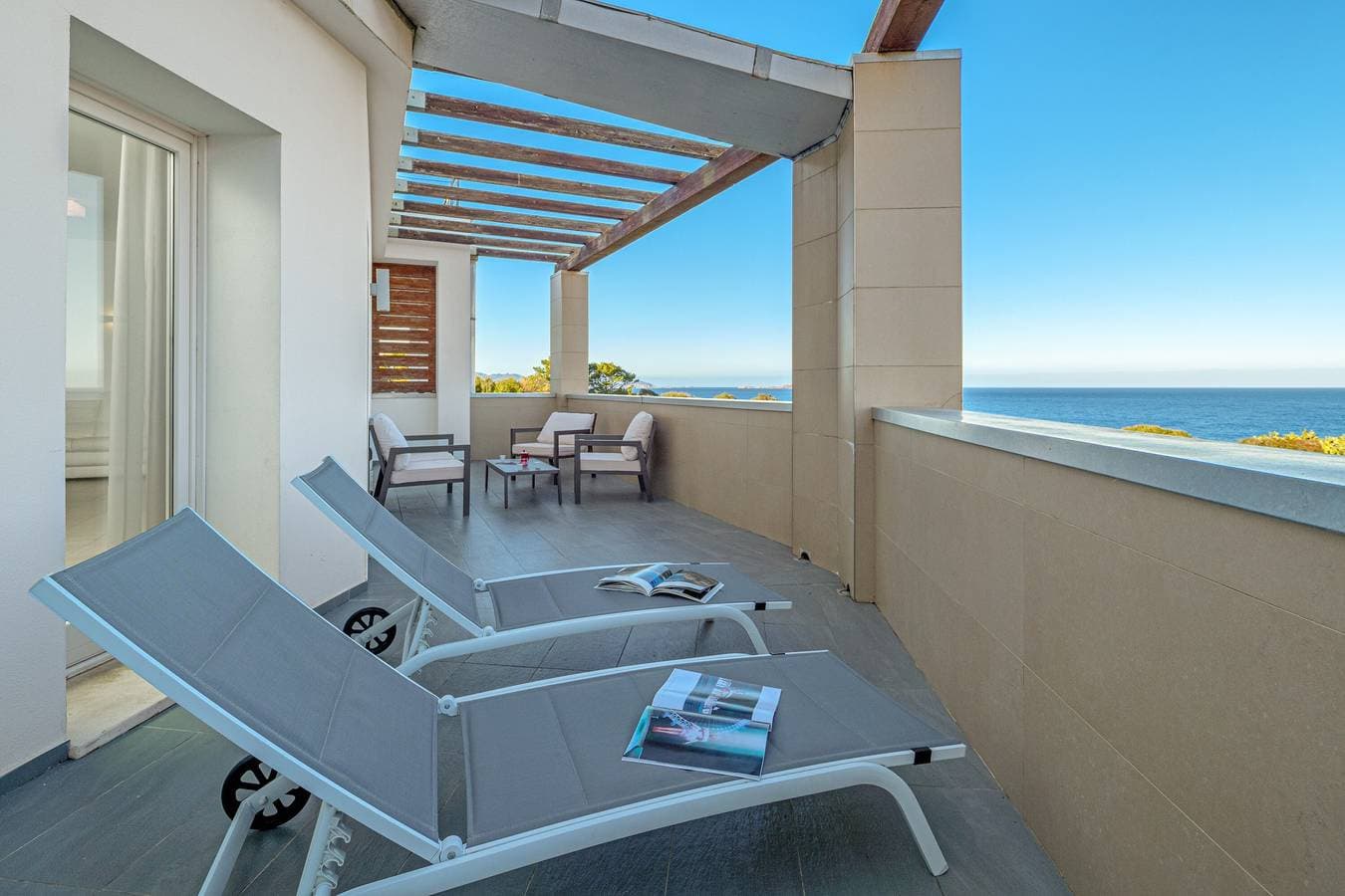 Foto 5 von 27: Lichtdurchflutete Ferienwohnung "Villa Marconi 9" mit Meerblick und privater Terrasse