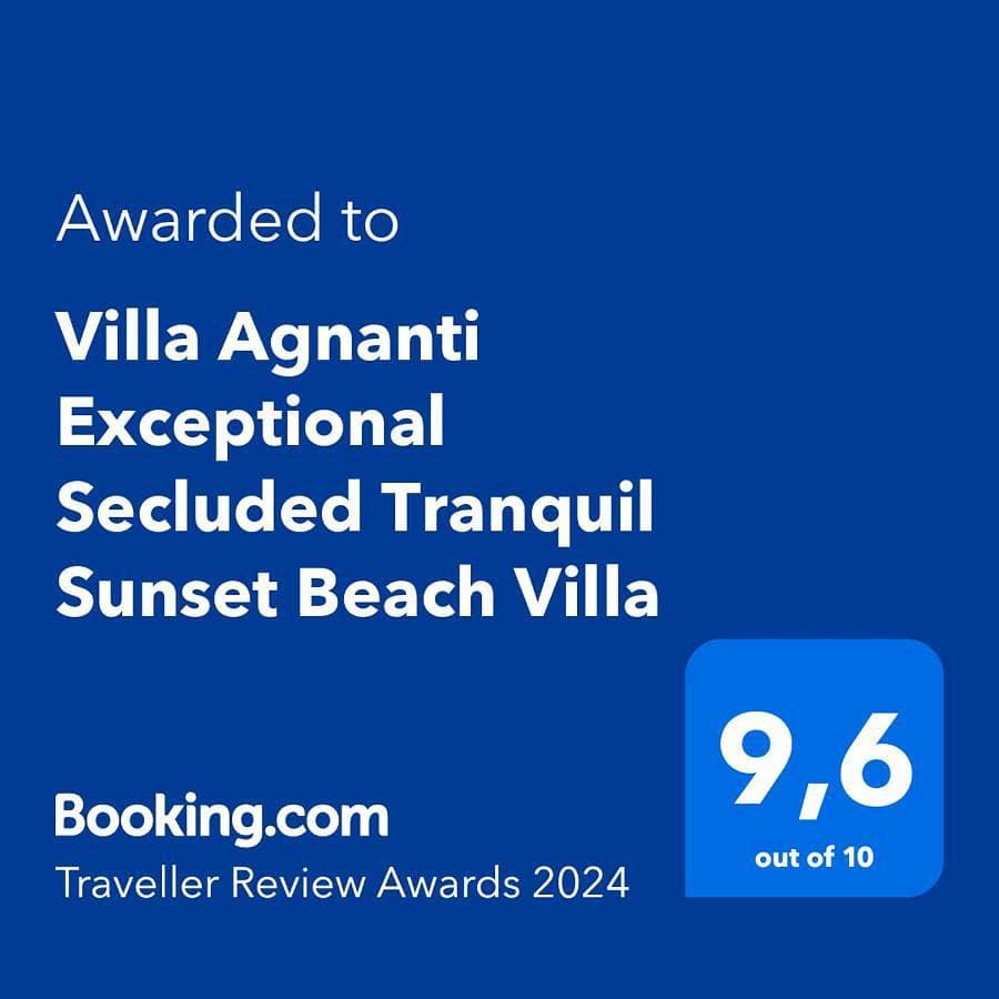 Villa Agnanti Exceptional Secluded Tranquil Sunset Beach Villa 1