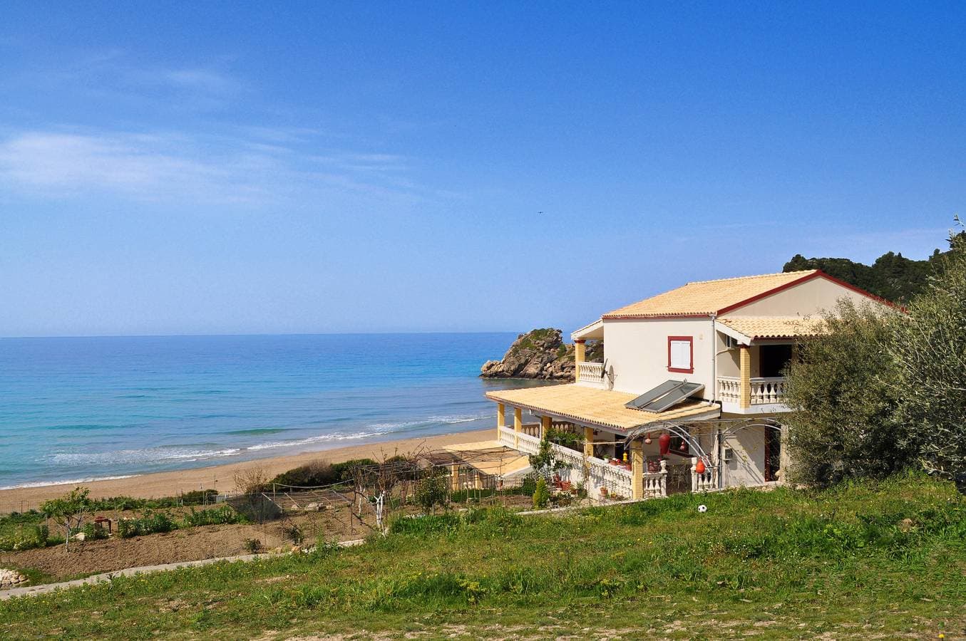 Strandhaus Tolis - Pelekas Beach Korfu 1