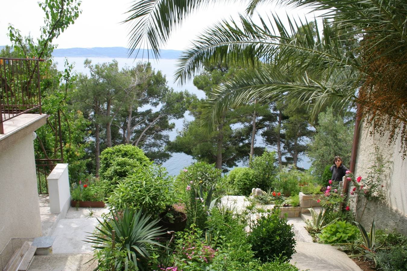 Foto 7 von 26: Studio Appartement mit Balkon und Meerblick Brela, Makarska -b