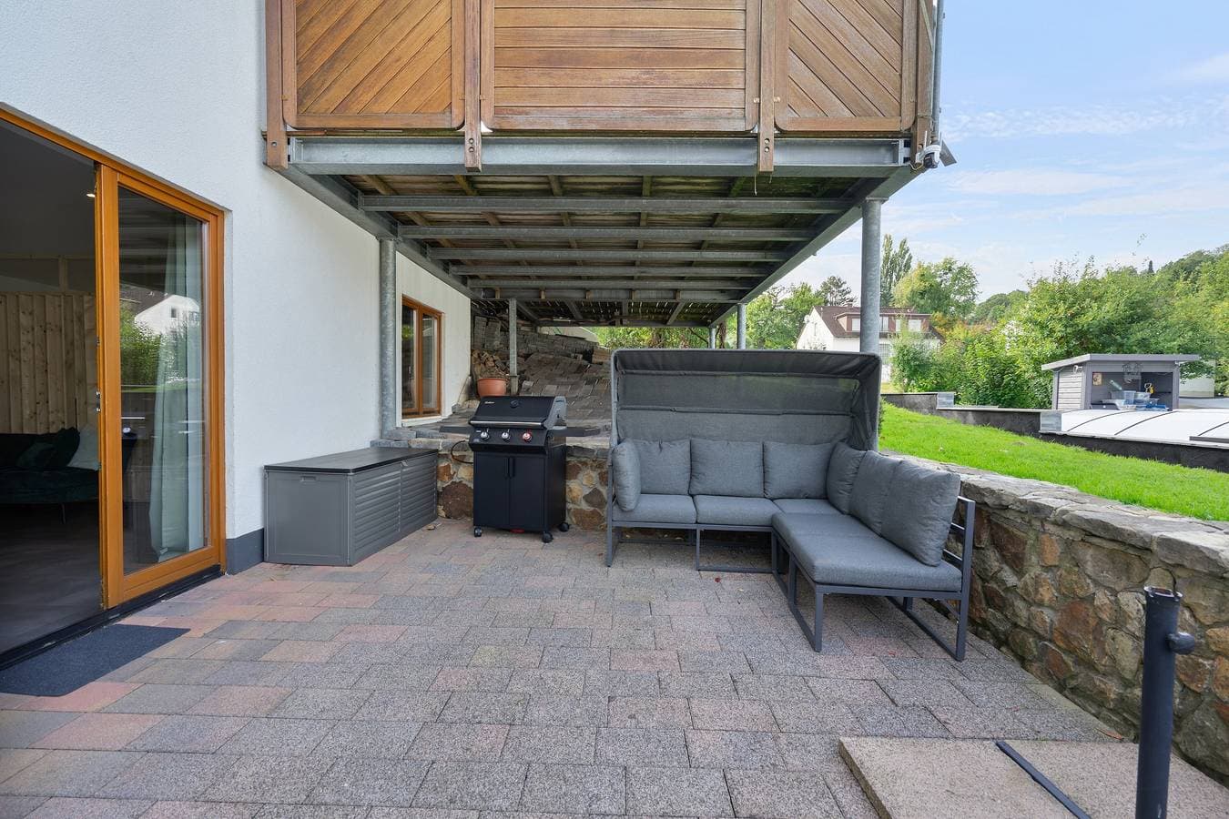 Foto 4 von 33: Apartment „Auszeit an den Externsteinen“ mit Pool, Terrasse & WLAN