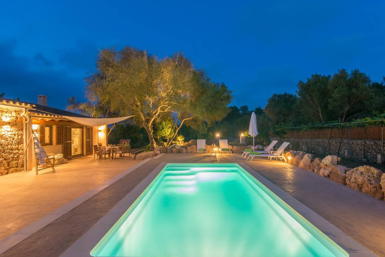 Foto 6 von 39: Es Tancat Prim - Ferienhaus mit privaten Pool in Algaida. WiFi gratis