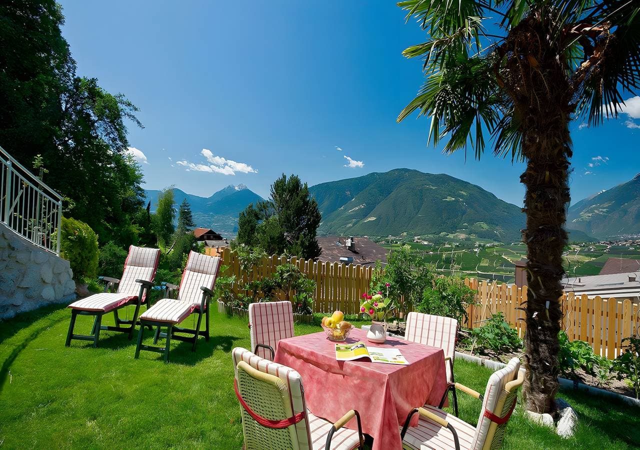 Foto 6 von 11: Ferienwohnung 'Appartement Wieser A' mit Bergblick, Gemeinschaftsgarten und Wi-Fi