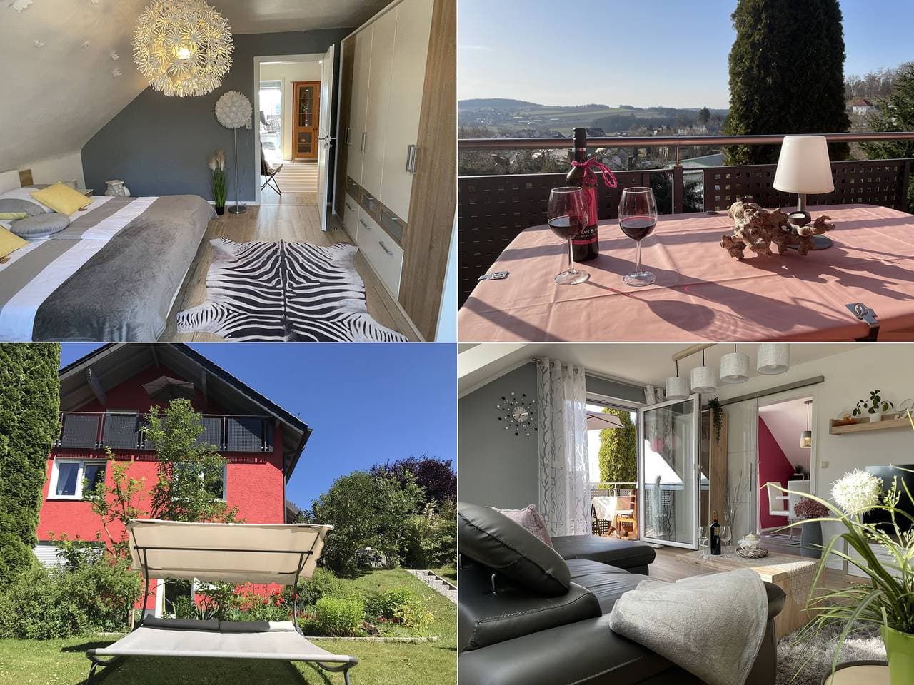 Schöne Ferienwohnung in Schauenstein-Hof im Frankenwald mit Loggia 100qm 1
