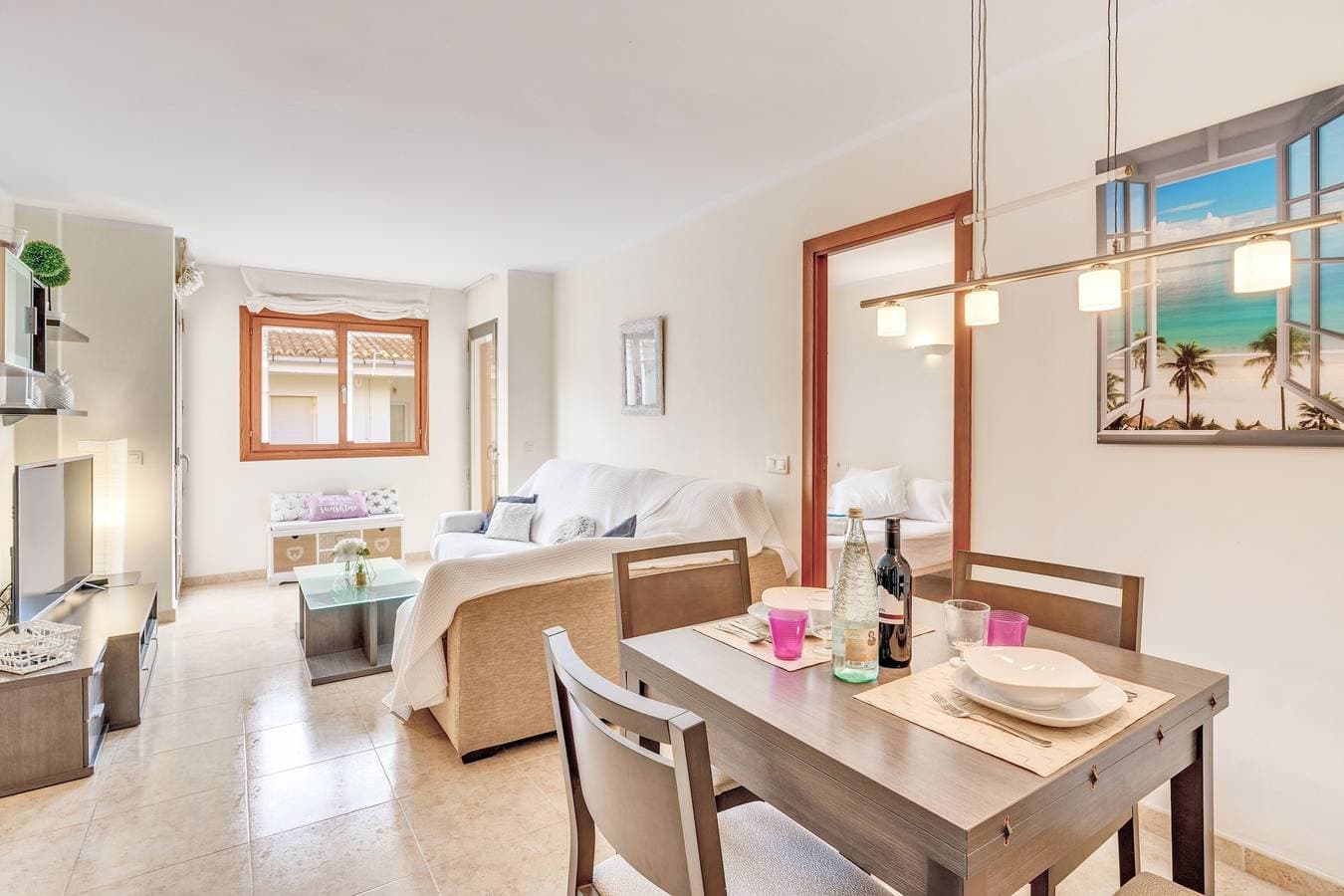Foto 3 von 28: Ferienhaus Can Jaume mit Meerblick, WLAN, A/C & Balkon