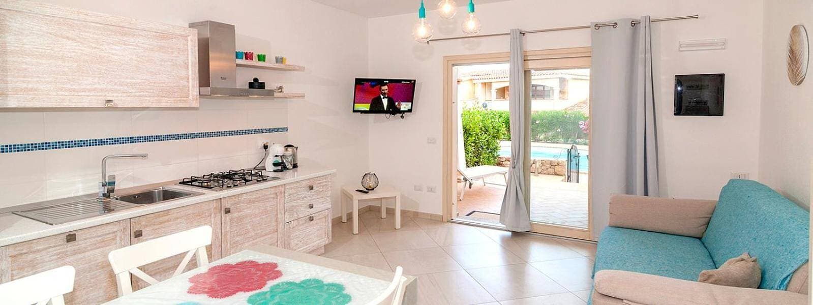 Foto 6 von 25: Apartment 'Mediterranean Sea Shell Pool House' – Modernes Apartment am Pool in Budoni