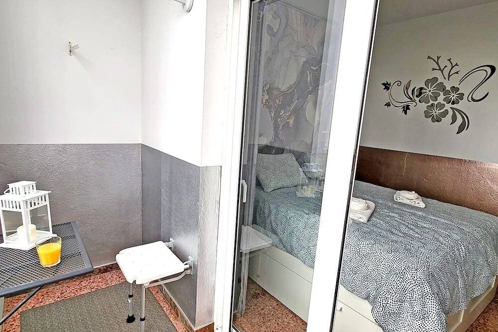 Foto 5 von 30: Ferienwohnung Casa Dom 1 in Morro Jable, Dachterrasse, Meerblick, 2 Schlafzimmer