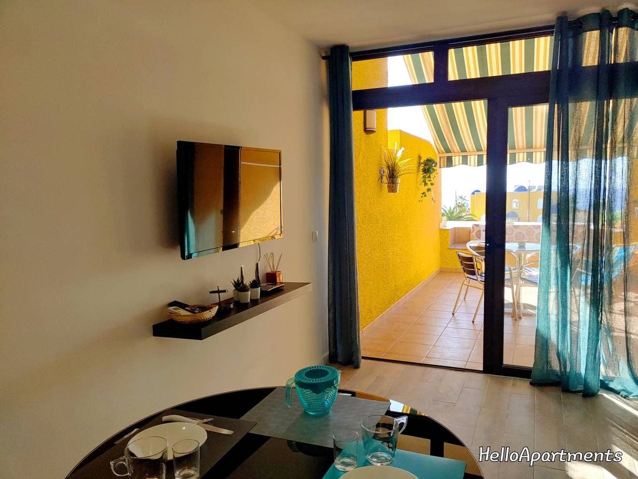 Foto 8 von 25: Schöne Wohnung in Playa de La Arena mit Pool und Terrasse, nahe Los Gigantes