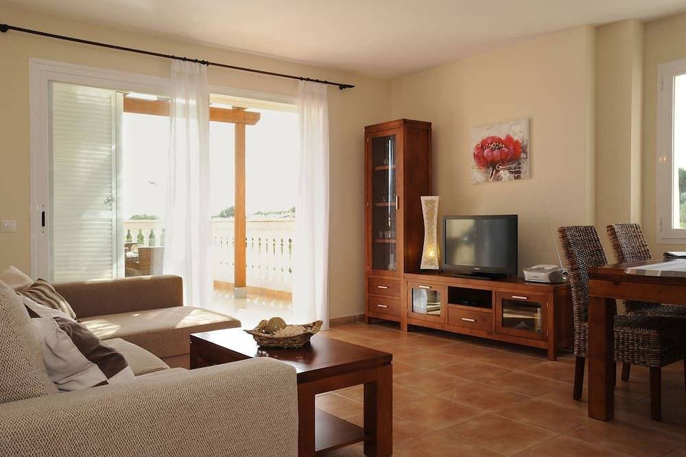 Foto 5 von 24: Penthouse-Wohnung Vista Sol, große Dachterrasse mit Gartenanlage und großem Pool