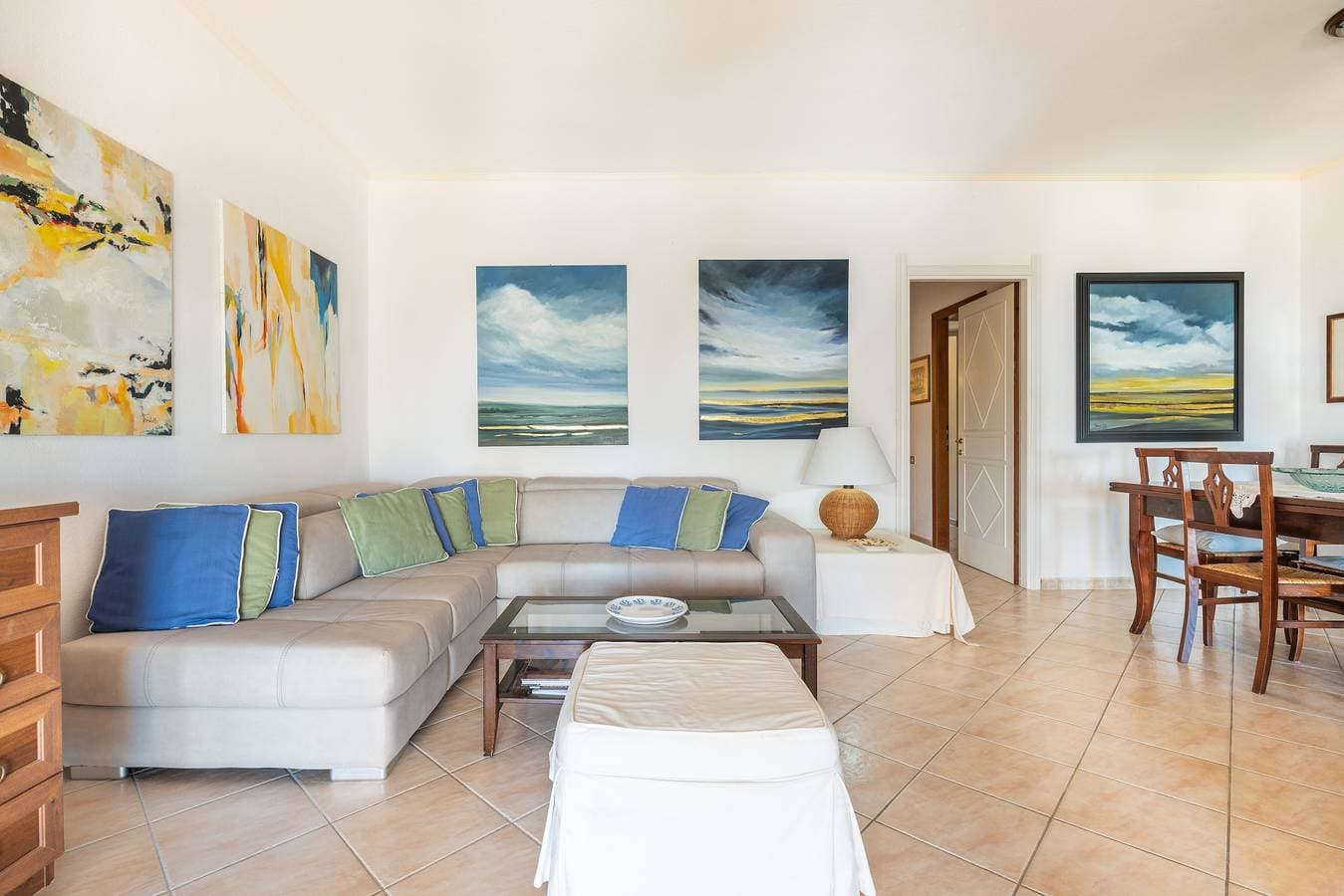 Foto 6 von 21: Ferienhaus 'Iris 8 Is Molas Golf Resort' mit Meerblick, privater Terrasse und WLAN