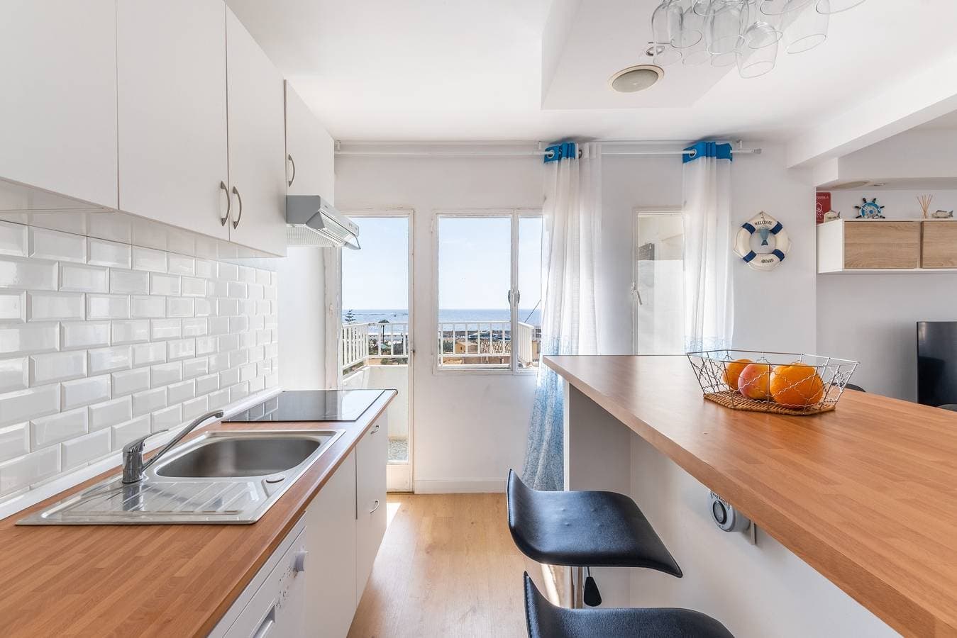 Foto 8 von 25: Ferienwohnung Piso Playa Centro Villajoyosa mit Meerblick, Terrasse und WLAN