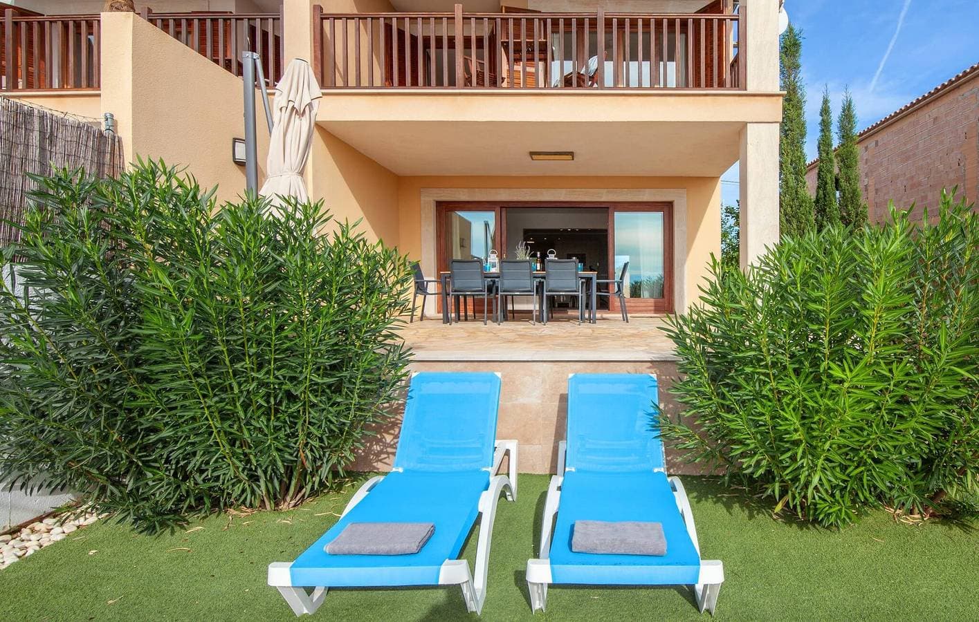 Foto 6 von 37: Apartment mit Meerblick, Pool, Terrasse und AC - 2,5 km zum Strand Cala Pi
