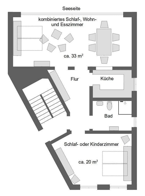 Foto 6 von 14: One-Bedroom Apartment with Lake View