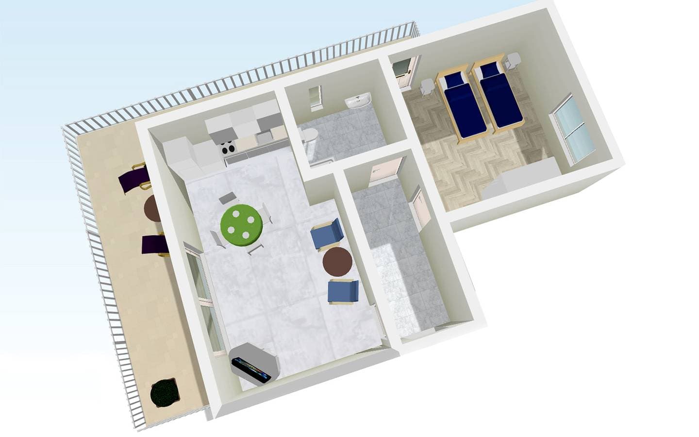 Foto 3 von 23: Trogir Ferienwohnung Pape Suite