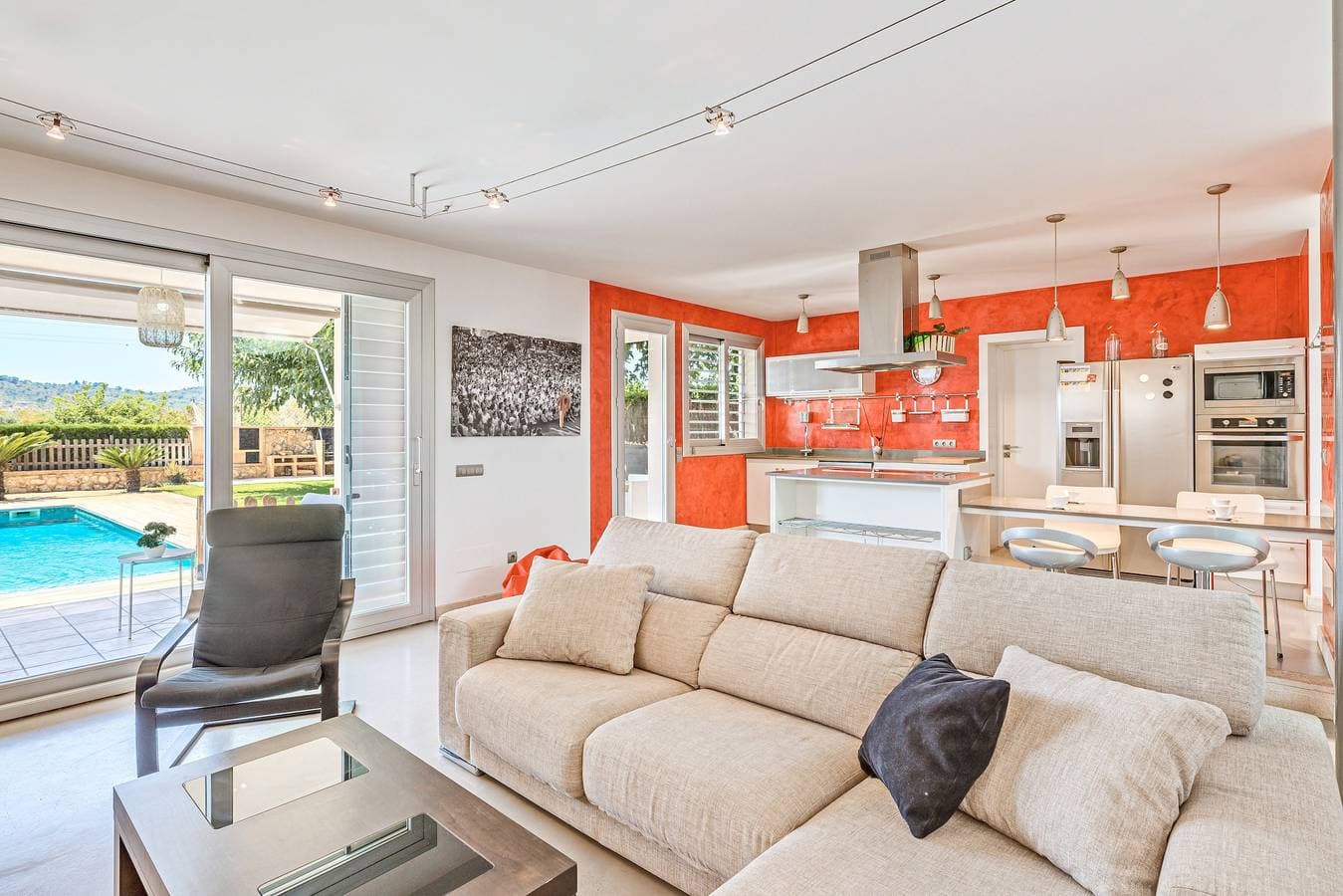 Foto 6 von 28: Wunderschöne Villa Ronda Estación mit Pool, Terrasse, Garten, WLAN und Klimaanlage; Straßenparkplätze vorhanden