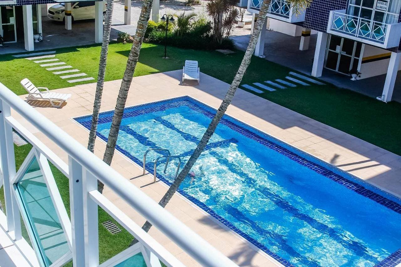Apto a 70 metros da praia, Piscina, 03 Ar Condicionados, Vaga de Garagem 1