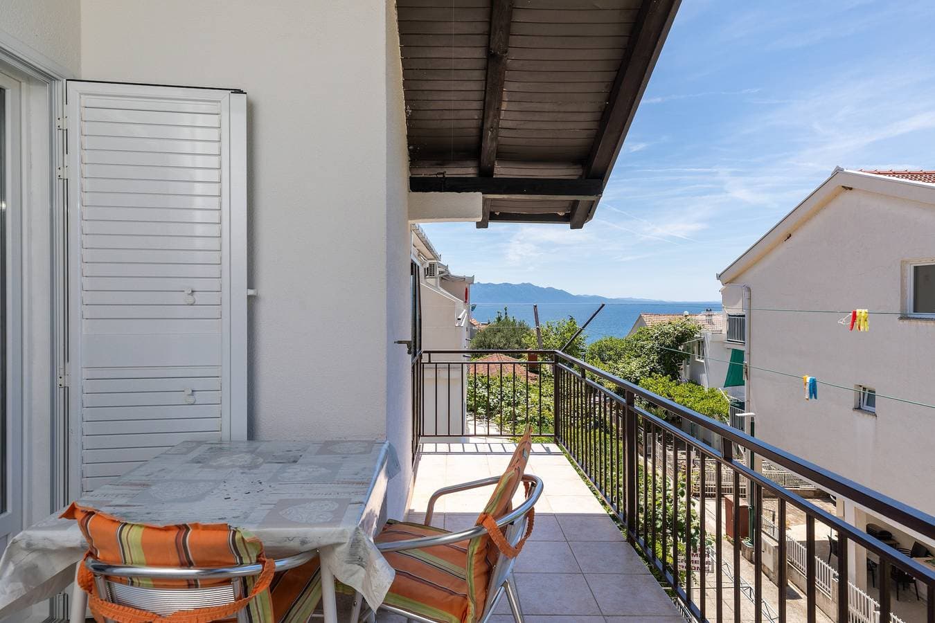 Studio Appartement mit Terrasse und Meerblick Podaca, Makarska -d 1