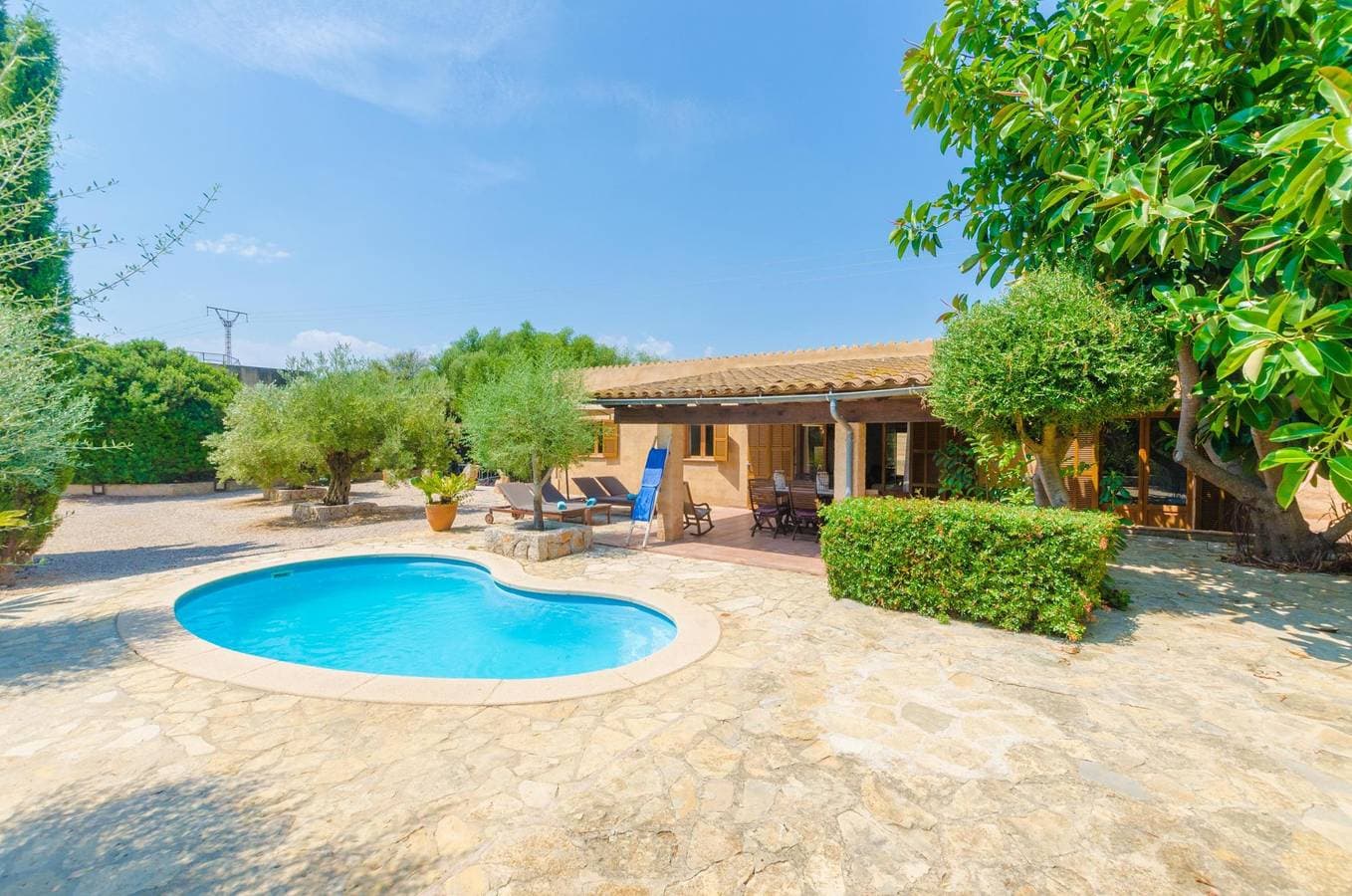 Foto 5 von 55: Finca Sa Plana - Ferienhaus mit privaten Pool in Son Servera. WiFi gratis
