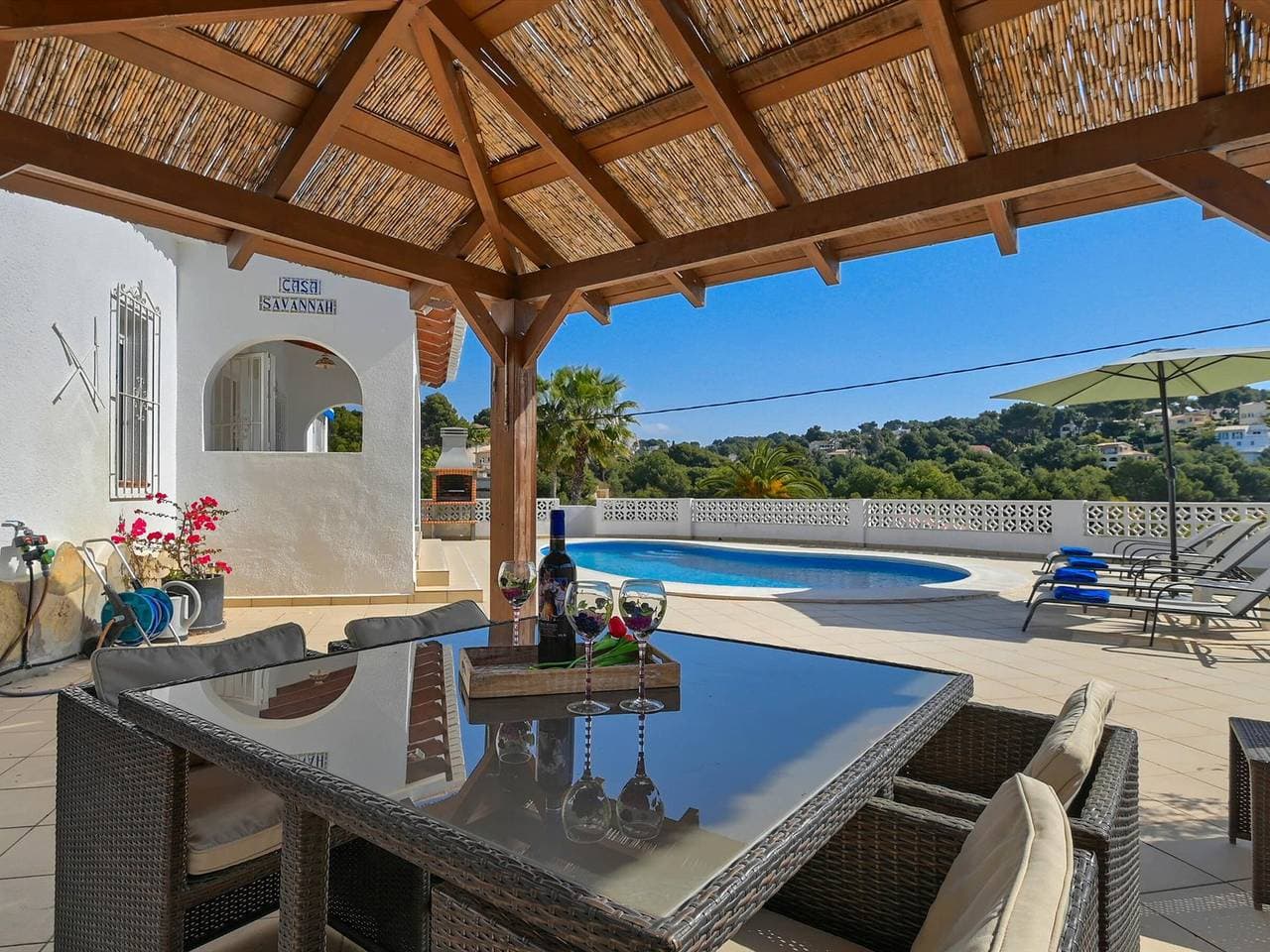 Foto 3 von 15: Modernes Ferienhaus in Benissa mit privatem Pool, nahe Strand und Freizeitaktivitäten
