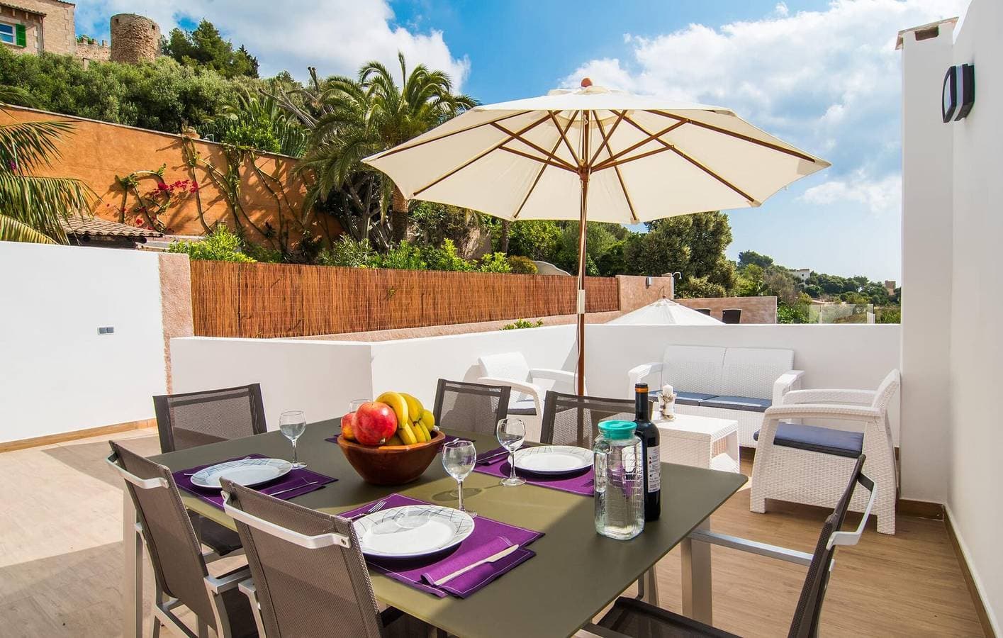 Foto 5 von 37: Apartment mit Meerblick, Pool, WiFi und Grill - Capdepera