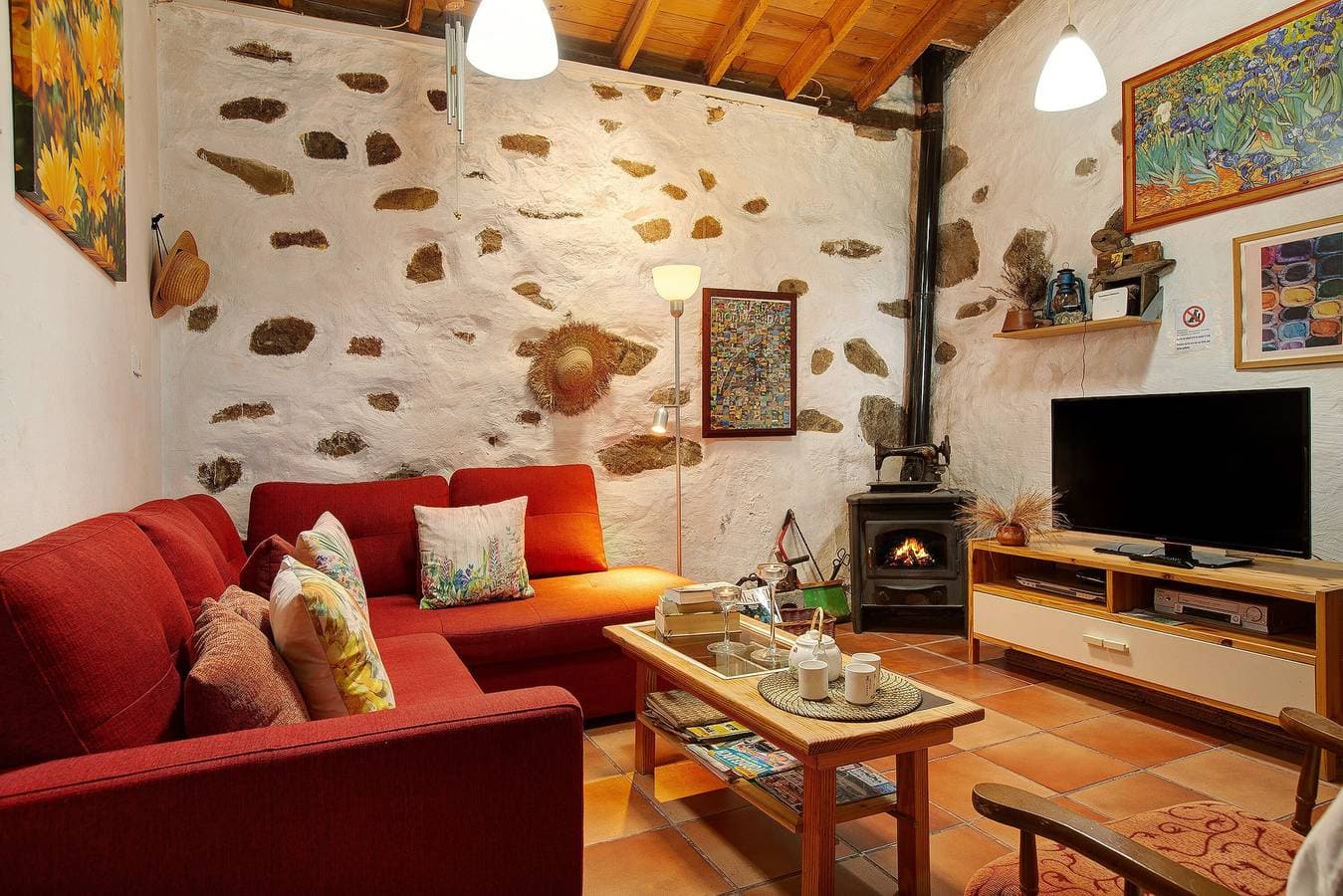 Foto 6 von 25: Ferienhaus "Casa Los Pinos" mit Terrasse und Bergblick